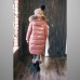Пальто пуховик лаковое GNK 3С-818 розовое, фото #2