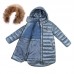 Зимнее пальто GNK 3С-821 серо-голубое, фото #5