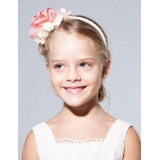 Ободок "Розовый пион" Abel & Lula 5458-39 Ободок "Розовый пион" Abel & Lula 5458-39