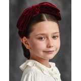 Ободок "Бархатный бант" Abel & Lula 5914-94 гранатовый