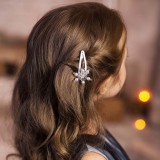 Заколка малая 2шт Андерсен "Снежинка"