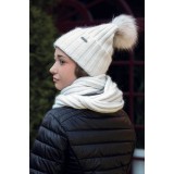 Шапка зимняя Андерсен 42140шд01 белый