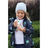 Шапка "Цветочки" Андерсен 12103шд31 голубая