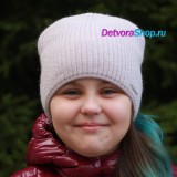 Зимняя шапка на флисе Андерсен сиреневая Зимняя шапка на флисе Андерсен сиреневая