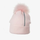 Шапка зимняя Андерсен с помпоном розовая