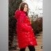 Пальто GNK С-685 красное, фото #1