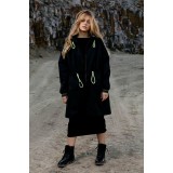 Удлиненная ветровка GNK С-733 чёрный