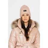 Шапка для девочки GNK ЗШ-11 пудра