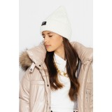 Шапка для девочки и мальчика GNK ЗШ-9 молочный