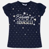 Футболка со звездами Mayoral 3009-39 синий Футболка со звездами Mayoral 3009-39 синий