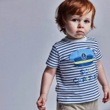 Футболка "Капитан" Mayoral 1005-88 в полоску Футболка "Капитан" Mayoral 1005-88 в полоску