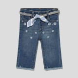 Джинсы с серебряным ремешком Mayoral 1577-50