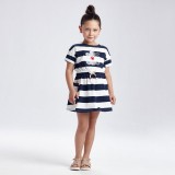 Трикотажное платье в полоску Mayoral 3957-27 Трикотажное платье в полоску Mayoral 3957-27