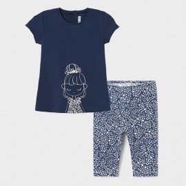 Костюм: футболка, капри Mayoral 1013-95