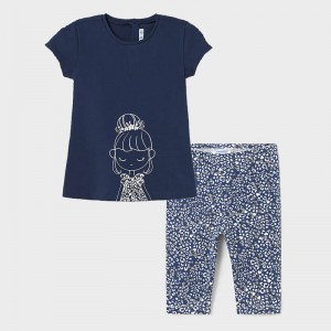 Костюм: футболка, капри Mayoral 1013-95 Костюм: футболка, капри Mayoral 1013-95