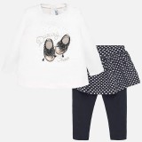 Костюм в горошек синий Mayoral 2748-86