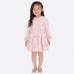Бархатное розовое платье Mayoral 4918-32