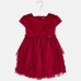 Бархатное красное платье Mayoral 4924-85