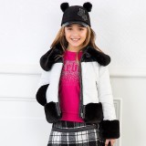 Куртка черно-белая Mayoral 7423-2