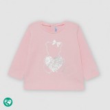 Лонгслив "серебристый медвежонок" Mayoral 116-66