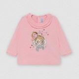Лонгслив розовый Mayoral 2055-30