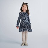 Синее платье с сердечками Mayoral 4975-90