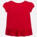 Красная футболка с вышивкой Mayoral 3073-30, фото #1
