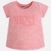 Розовая футболка "Yes!" Mayoral 3075-94