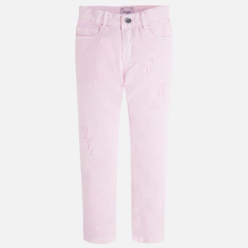 Розовые брюки со стразами Mayoral 3533-77