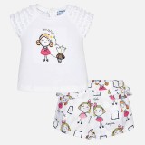 Летний белый комплект Mayoral 1264-83