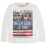 Бежевый лонгслив "Баскетбол" Mayoral 4002-82