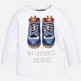 Белый лонгслив Mayoral 2024-43