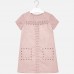 Розовое "замшевое" платье Mayoral 7942-34