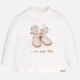 Лонгслив "Люблю красивые вещи" Mayoral 2047-62