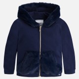 Толстовка с меховой отделкой Mayoral 4491-54