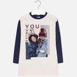 Синее платье "Гламур" Mayoral 7945-32