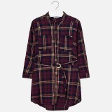 Платье-рубашка в клетку Mayoral 7948-64